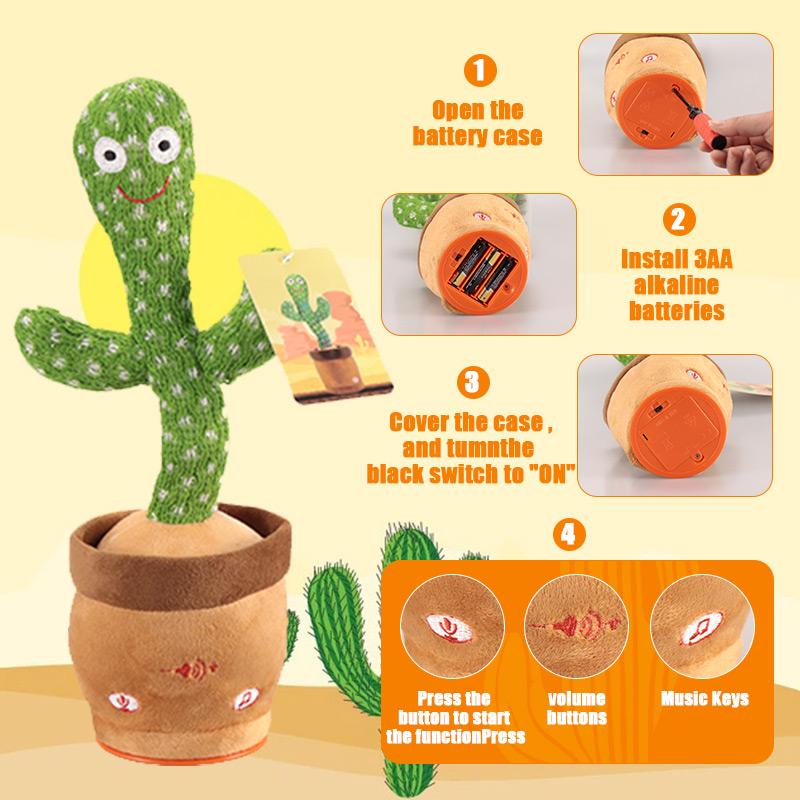 Interactive Dancing Talking Cactus