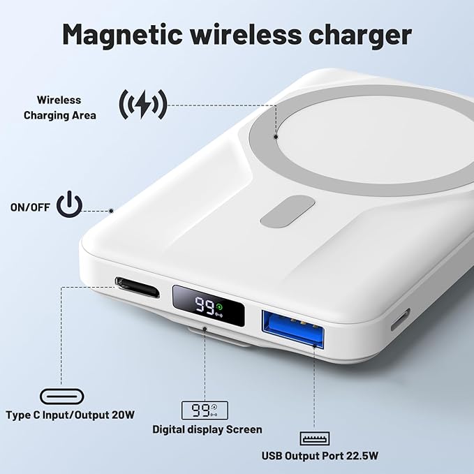 Wireless Portable Charger with Stand