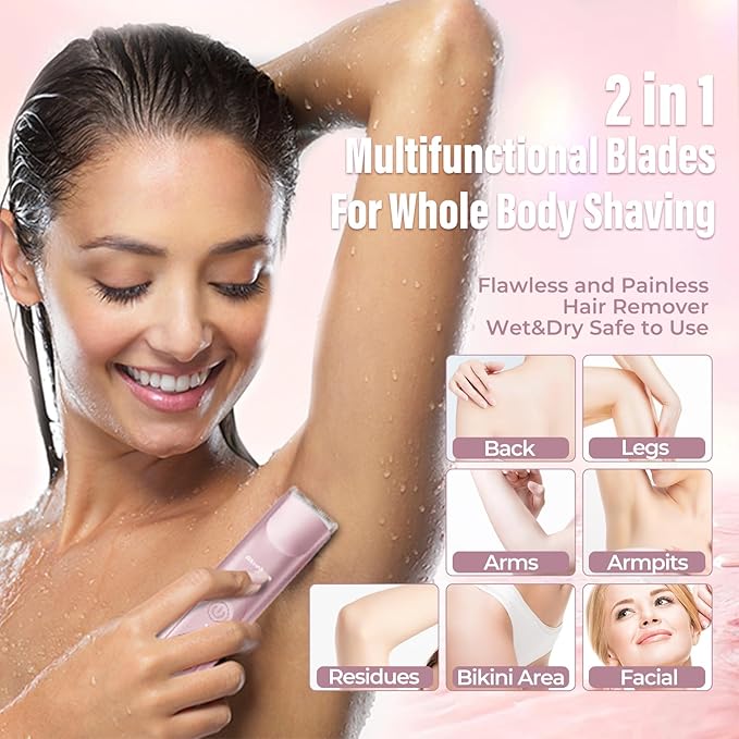 2 in 1 Women Electric Shaver