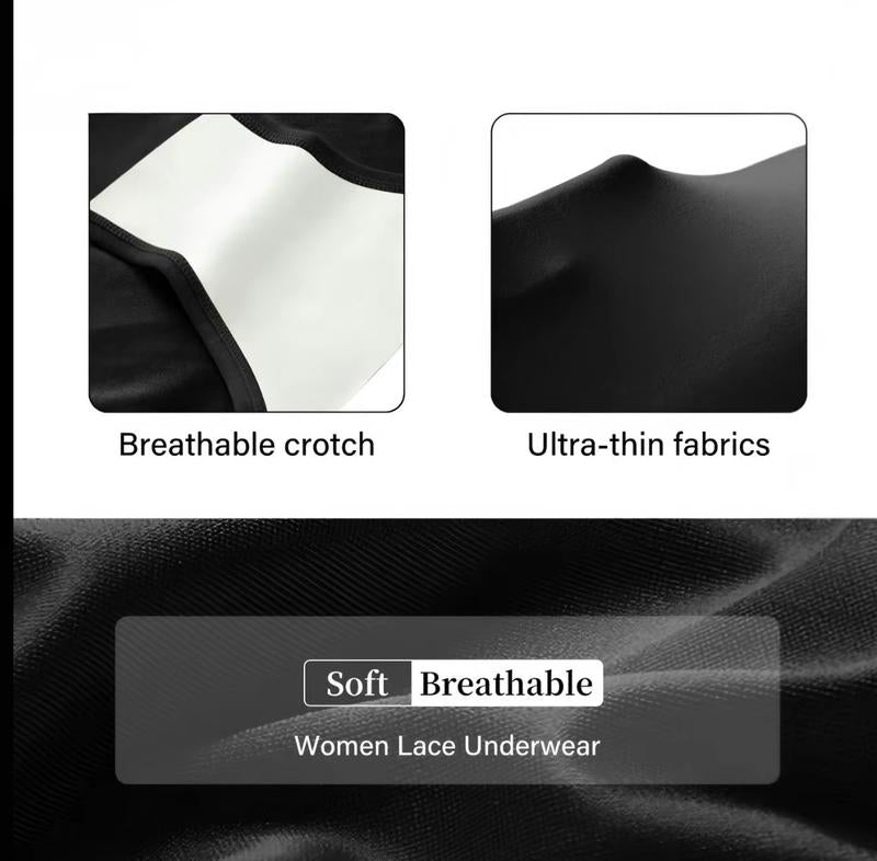Women's Sheer Sexy WaistShapewear Panty(6pcs)