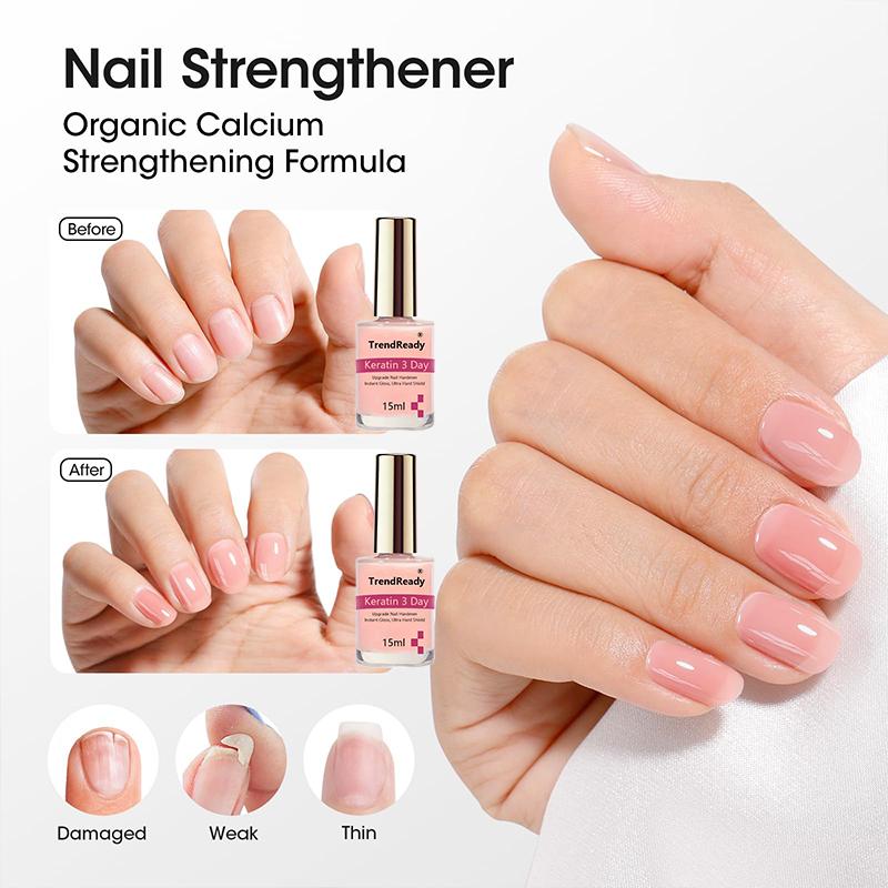 Paquete de 2 capas de belleza para uñas 4 en 1