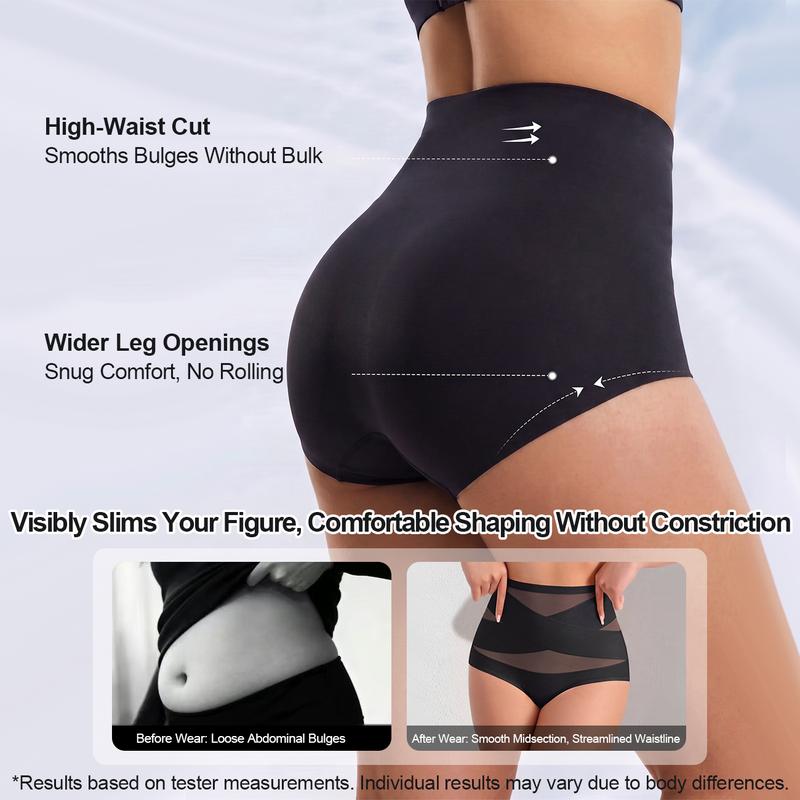 Women's Sheer Sexy  WaistShapewear Panty(6pcs)