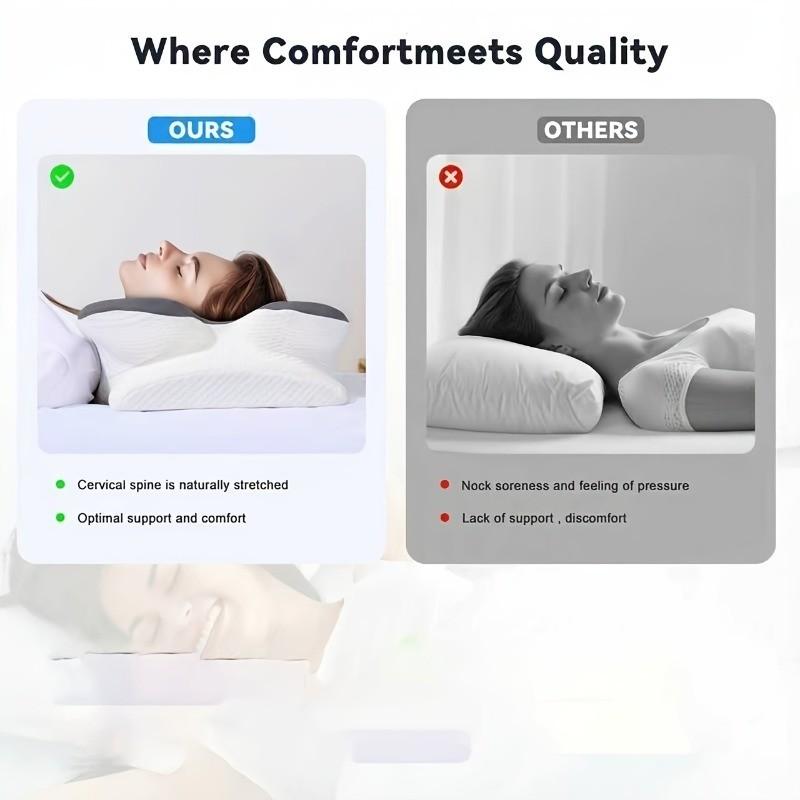 Almohada cervical de espuma viscoelástica con efecto refrescante