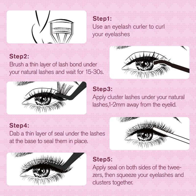 Invisible Band Lash Cluster KIT