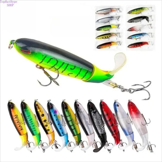 10Pcs 10cm 13.5g Whopper Plopper Fishing Lures Comprehensive Set