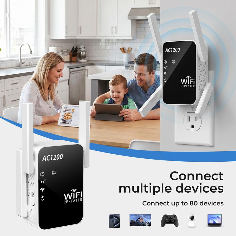 Amplificador de señal y extensor WiFi para el hogar