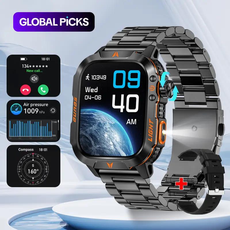 Reloj inteligente inalámbrico multifuncional de 2,01 pulgadas