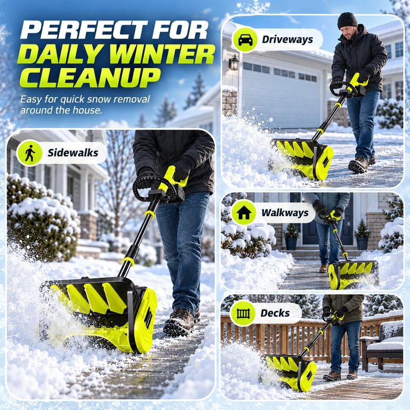 Cordless Snow Shovel with Charger