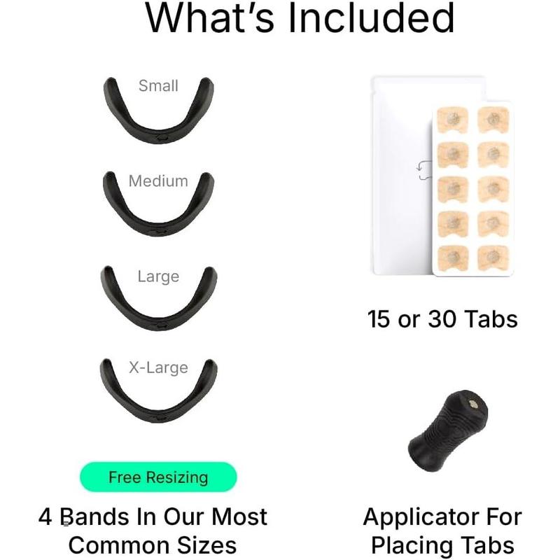 Kit de inicio de tiras nasales (15 unidades, negro)