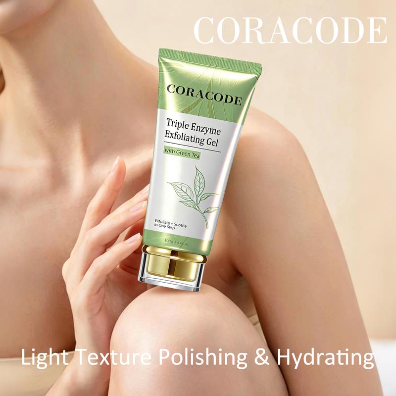 Gel exfoliante de triple enzima