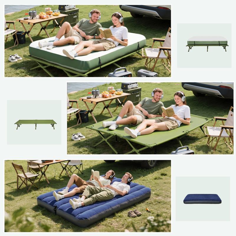 Cama plegable de camping para una persona