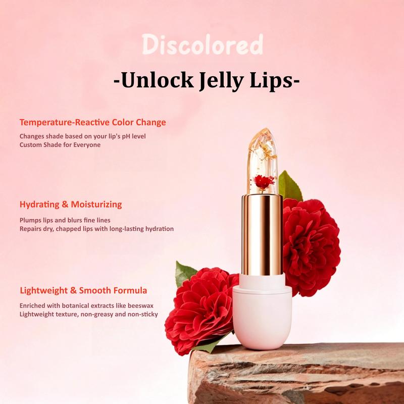 Labial jugoso que cambia de color con la temperatura