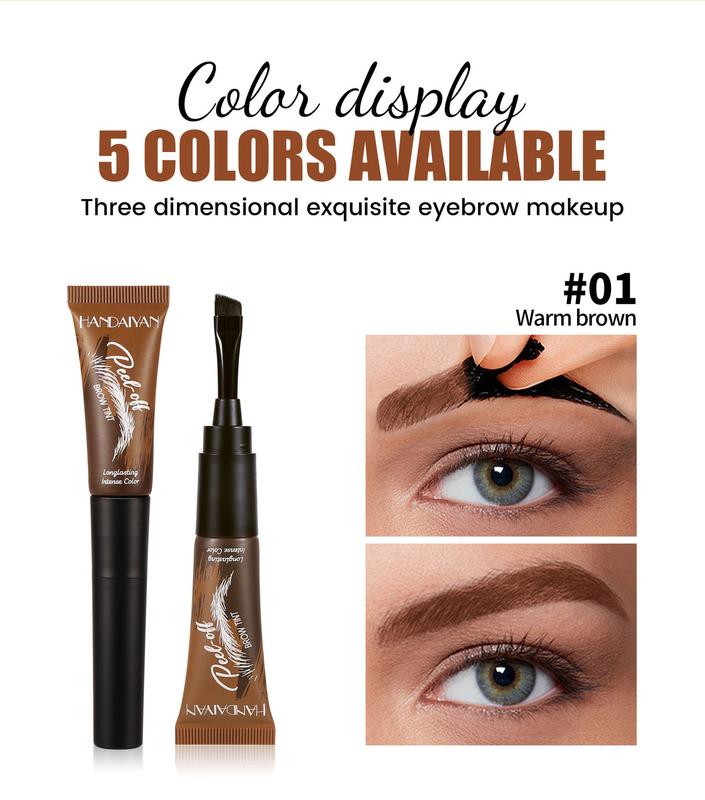 5-Color Tear-Off Brow Tint – Waterproof