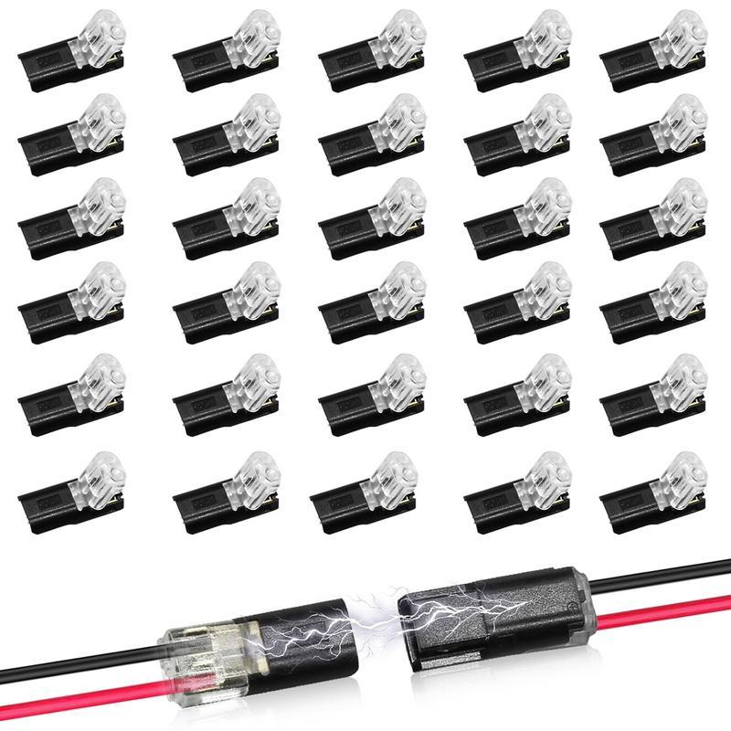 20 PCS Double-Wire Plug-in Connector Led