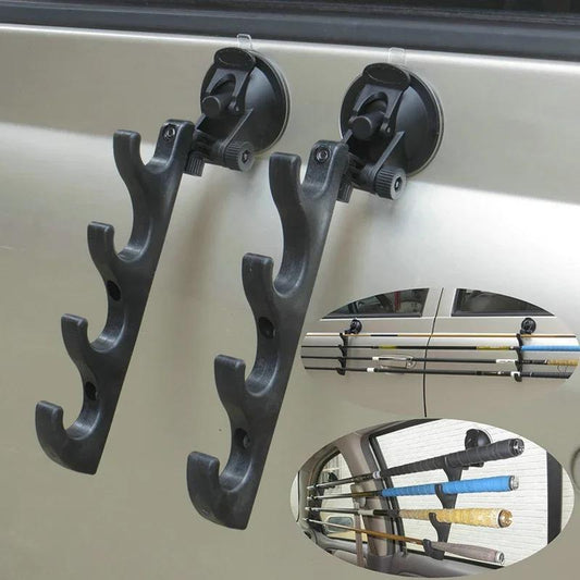 Soporte para cañas de pescar de coche