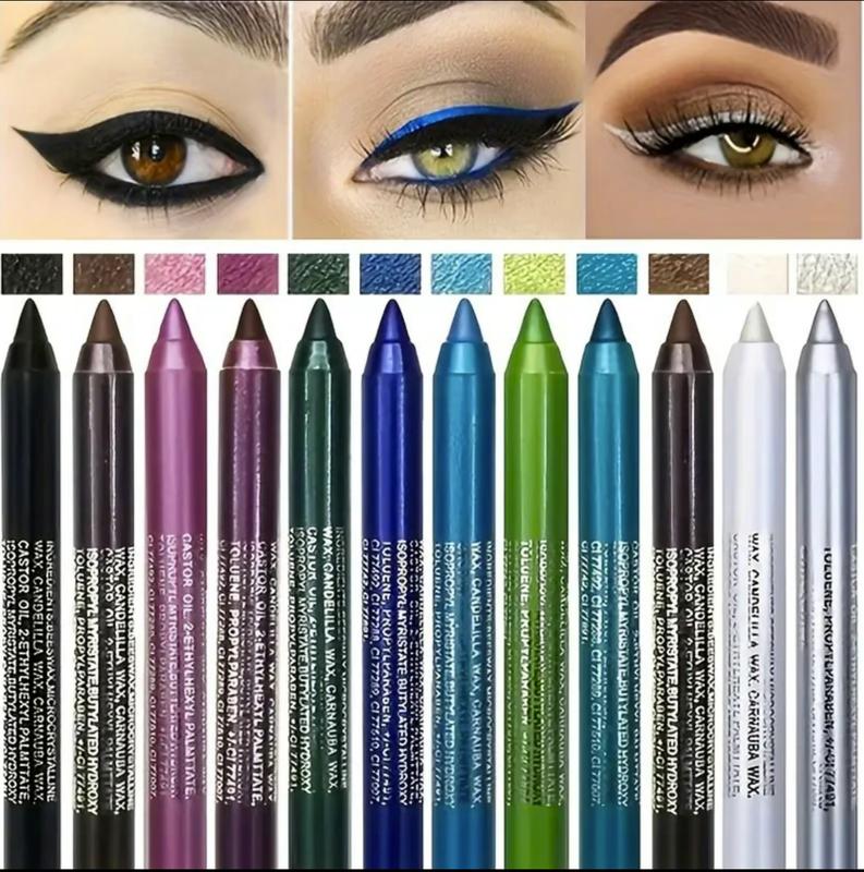 12 Color Eyeliner Pencil