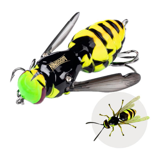 Realistic Topwater Wasp Lure