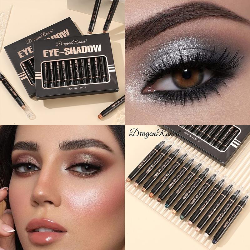 12-Piece Dual-Ended   Stick Eyeshadow