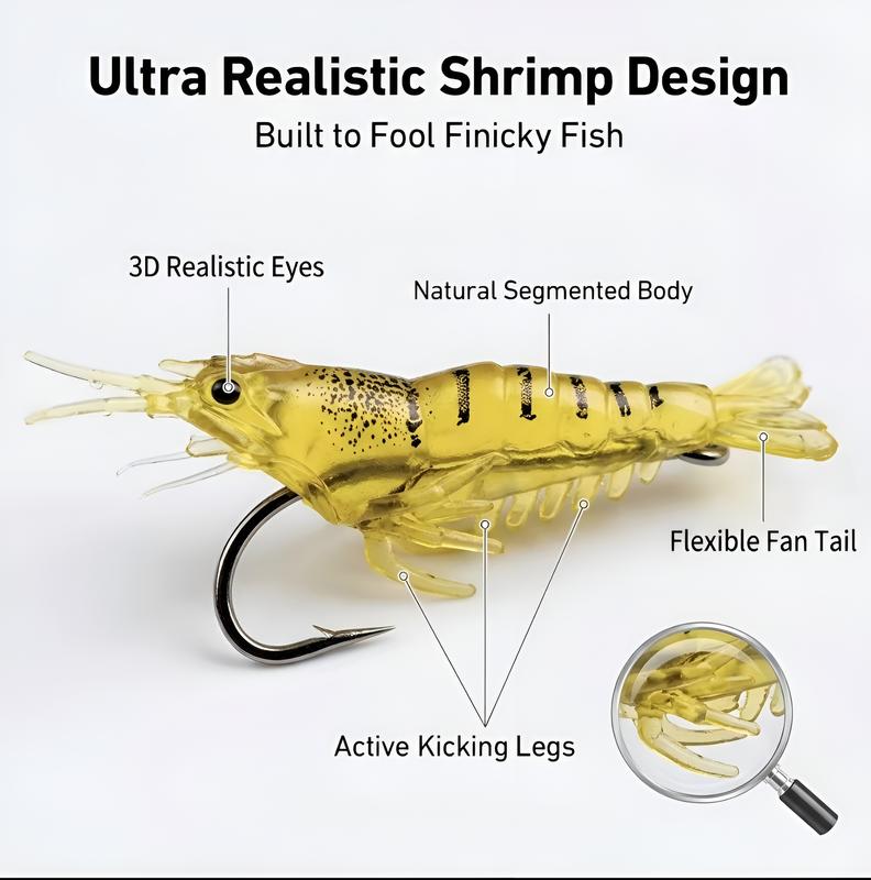 15 PCS Soft Plastic Fishing Lures