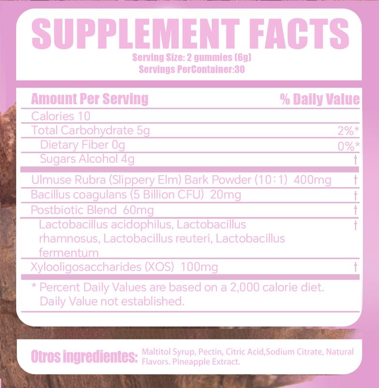 Gomitas probióticas deliciosas para la salud femenina