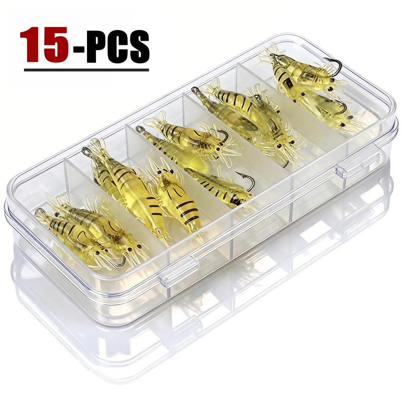 15 PCS Soft Plastic Fishing Lures