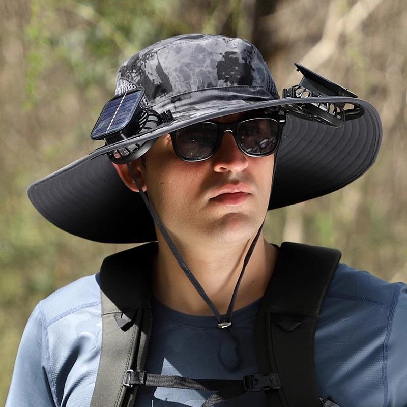 Solar Fan Sun Hat - UPF 50+