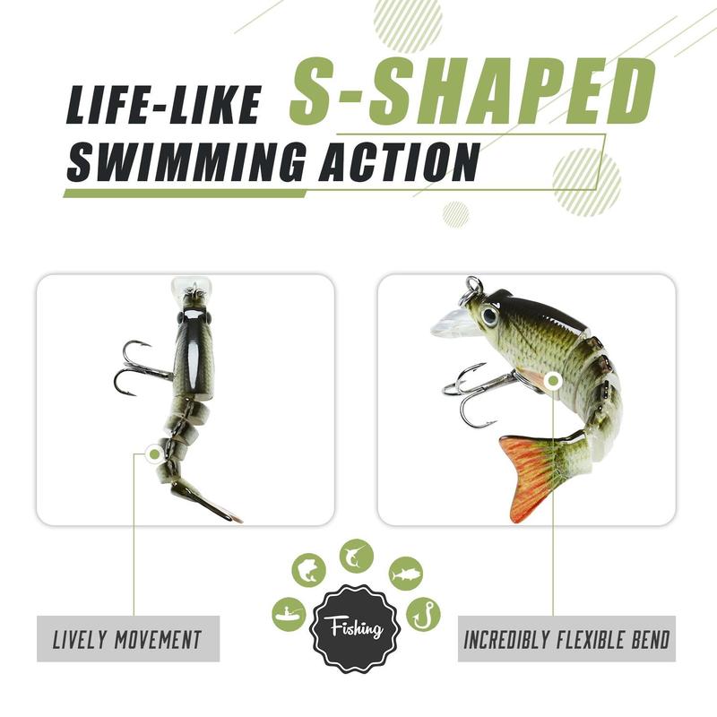 Lures with BKK Hooks 3D Realistic Eyes