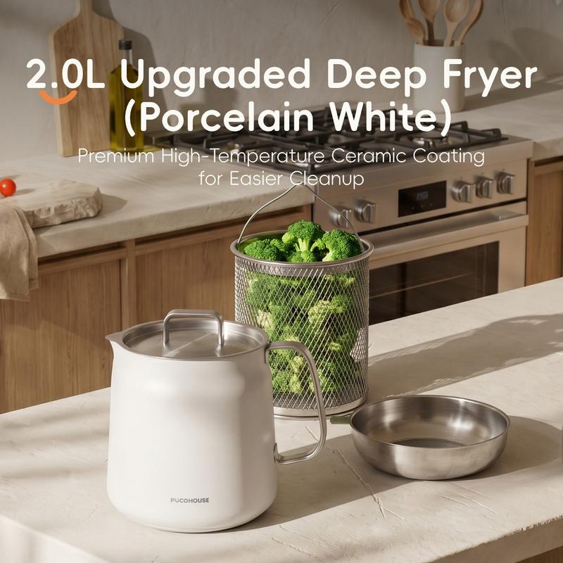 Compact   Stainless Steel Deep Fryer