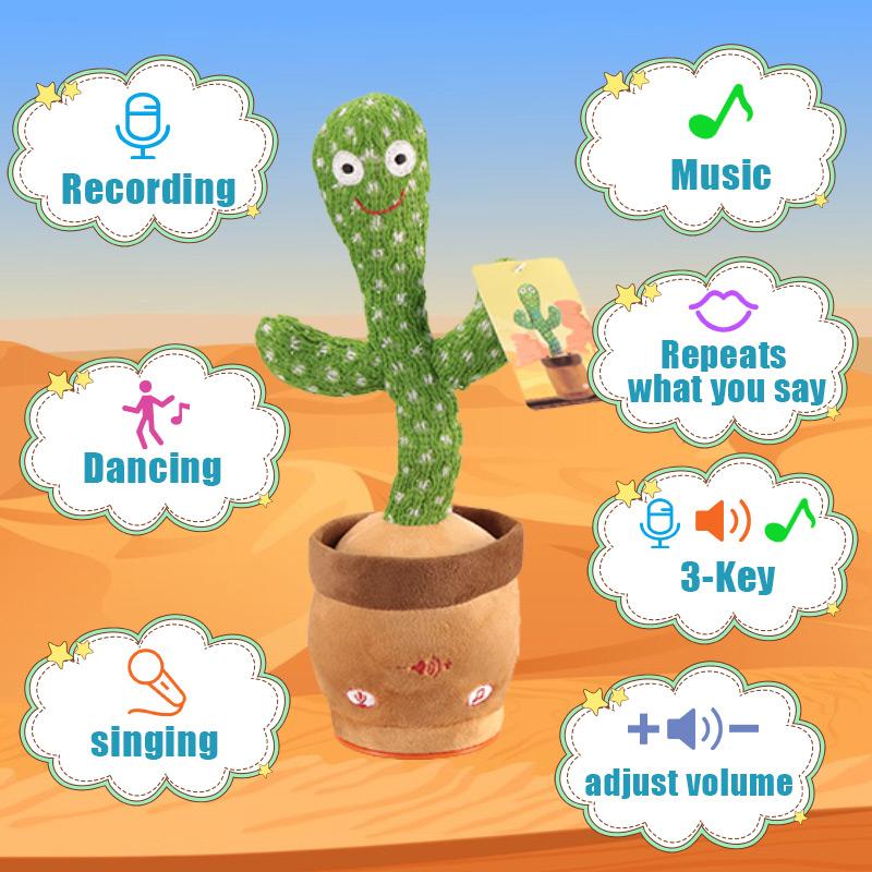 Interactive Dancing Talking Cactus