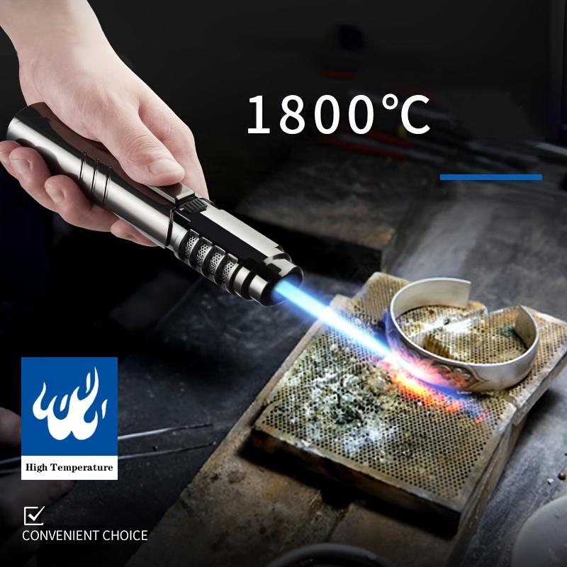 1800° High-Temperature Metal Butane Gas Spray Gun Lighter