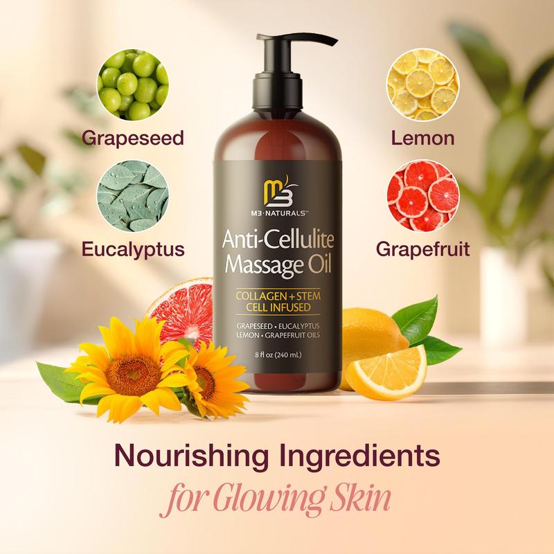Aceite de masaje anticelulítico Naturals (8 oz)