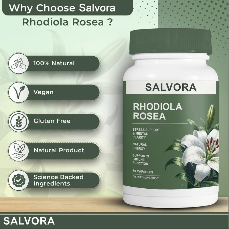 Extracto de Rhodiola rosea para el estrés