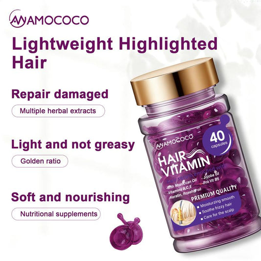 Cápsulas de sérum vitamínico para el cabello