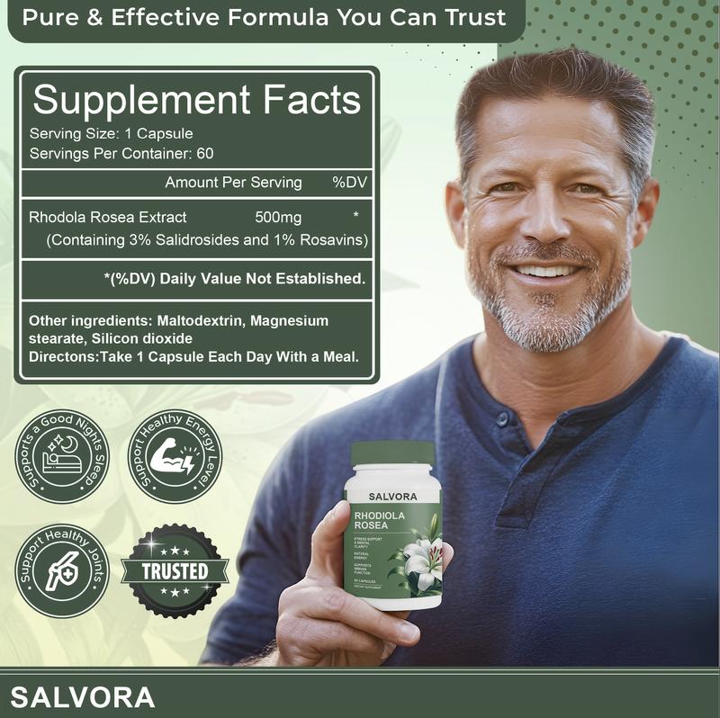 Extracto de Rhodiola rosea para el estrés