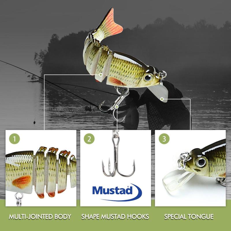 Lures with BKK Hooks 3D Realistic Eyes