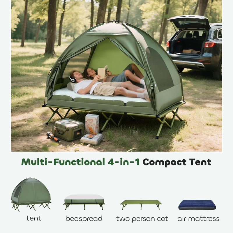 Cama plegable de camping para una persona