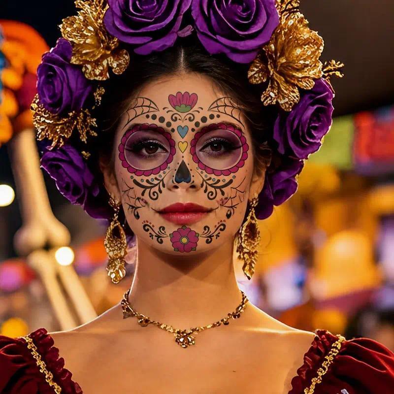 Tatuajes faciales temporales