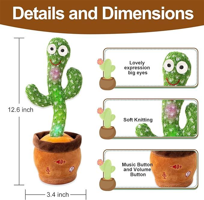 Interactive Dancing Talking Cactus