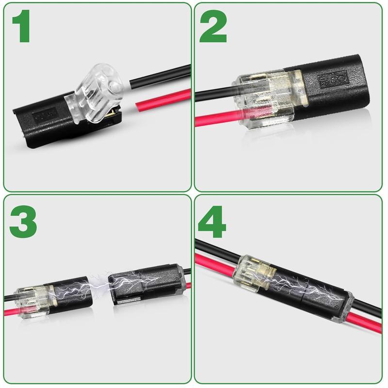 20 PCS Double-Wire Plug-in Connector Led