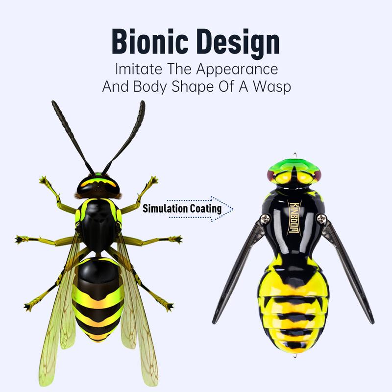 Realistic Topwater Wasp Lure