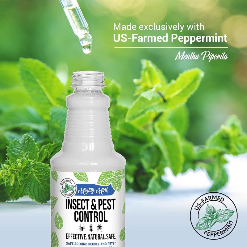 Spray repelente de insectos con aceite de menta