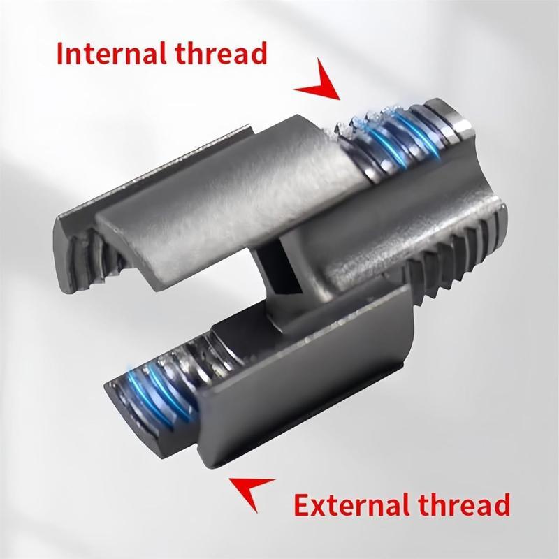 Herramienta para roscar tuberías de PVC de 1/2" y 3/4"
