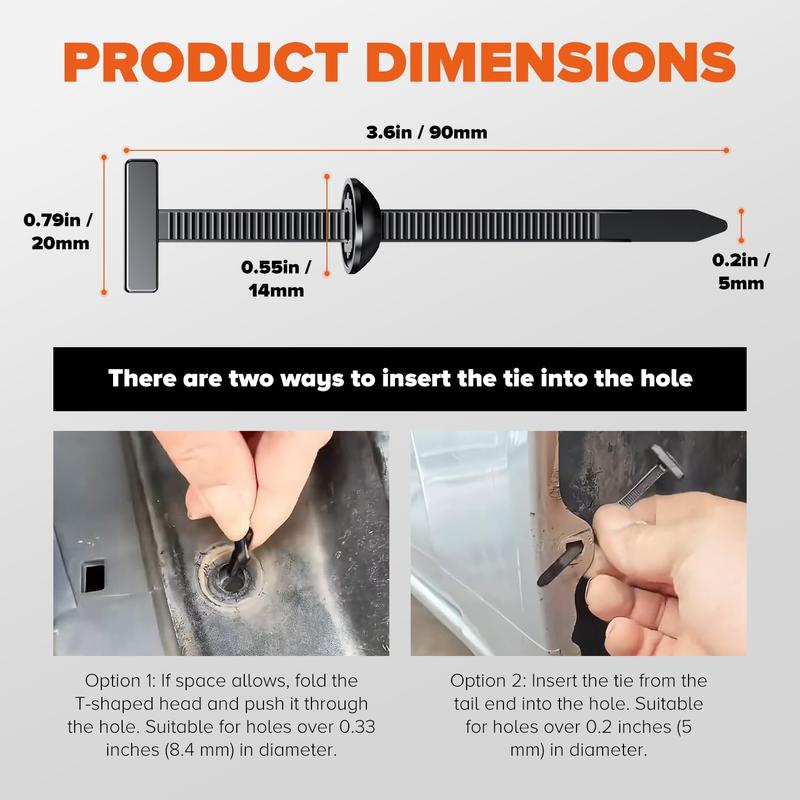 Snap-fit Nylon Fastening Clip for Car Repairs