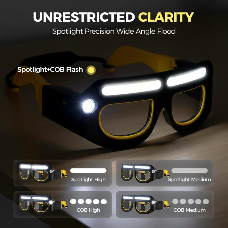 Linterna frontal LED recargable