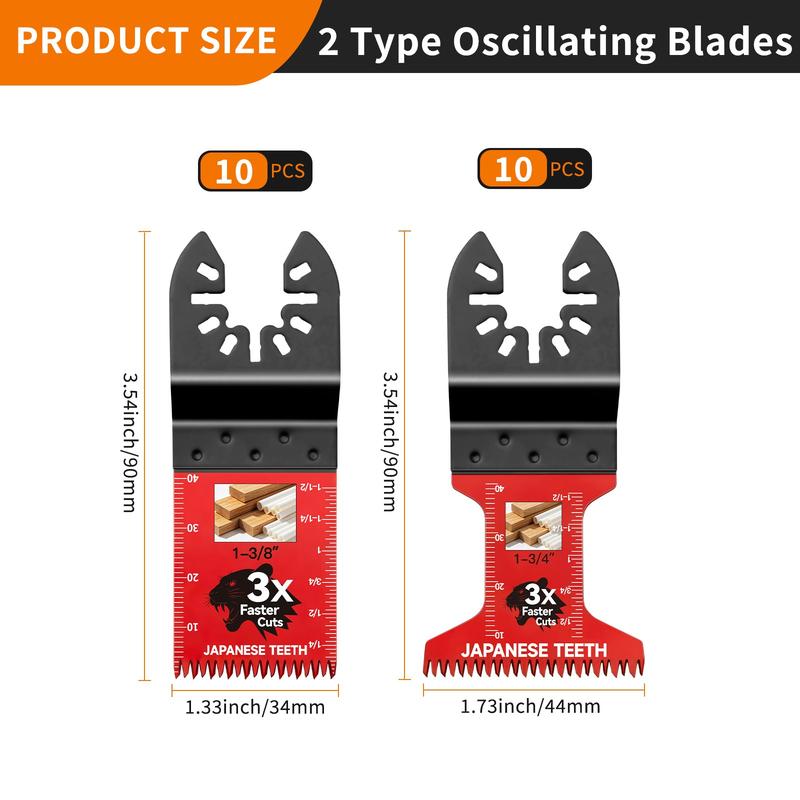 10 piezas de herramienta multifunción con dientes de estilo japonés (profesional)