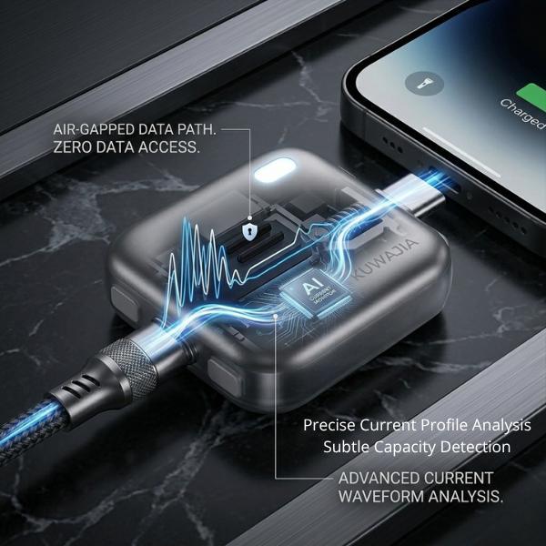 Adaptador de carga inteligente con parada automática de 140 W