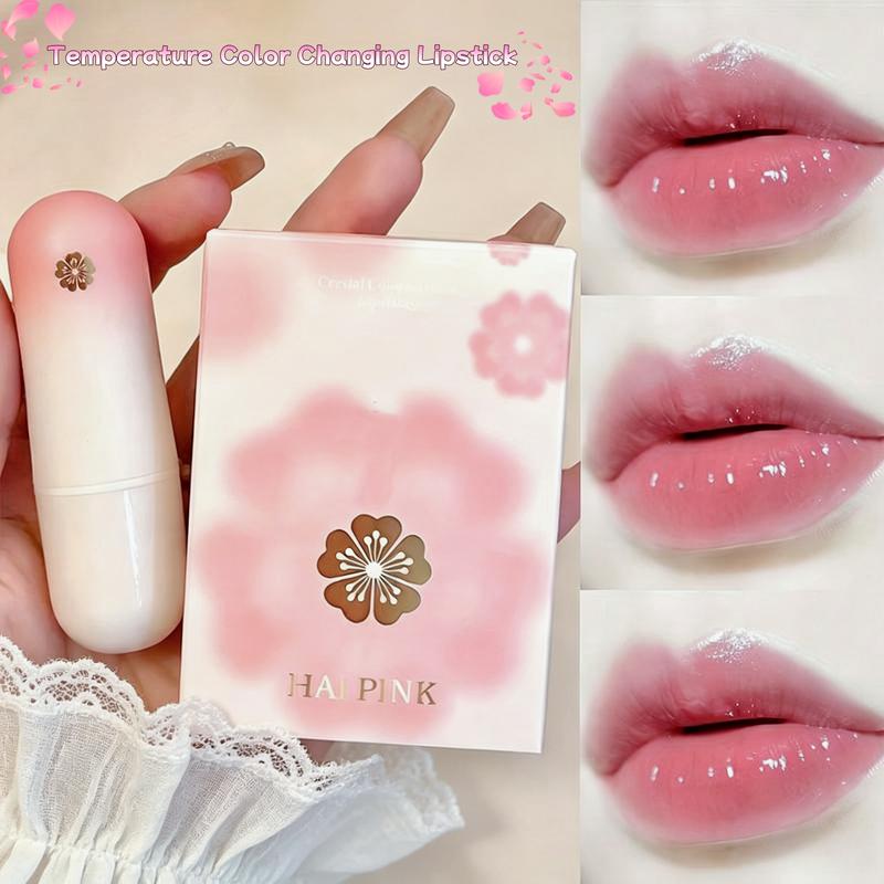 Labial jugoso que cambia de color con la temperatura