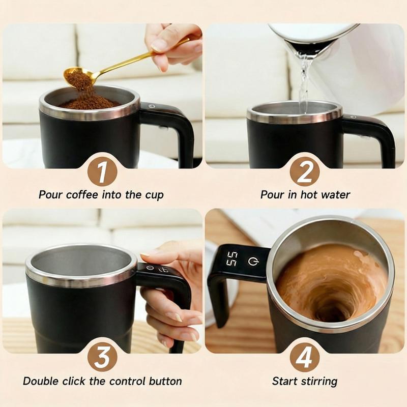 Taza de café magnética recargable para el coche