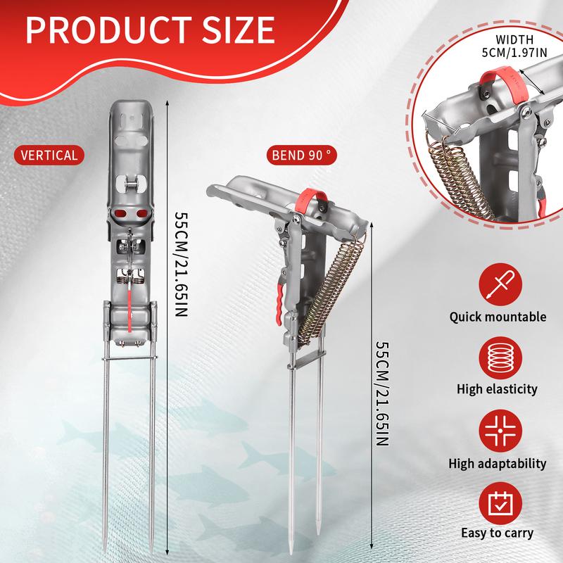 1-pack Automatic Spring Fishing Rod