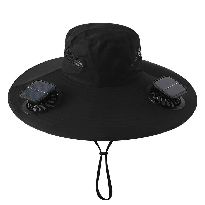 Solar Fan Sun Hat - UPF 50+